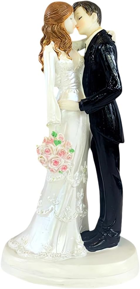 Wedding Couple Wedding Cake Topper KNBMCAV Cake Figure Wedding Cake Decoration Wedding Cake Topper Figurine Cake Decorations for Proposal Wedding Gifts for Bride and Groom