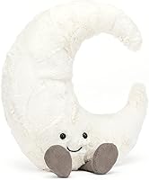Jellycat Amuseables Moon Plush Stuffed Toy, Medium 10.5" - Soft Smiling Moon for Sweet Dreams & Gifts