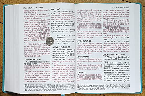 Harpercollins 9780310454960 Nasb, Super Giant Print Reference Bible thumb #6