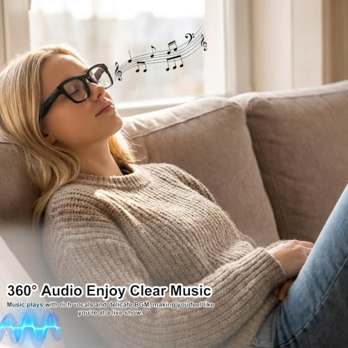 Image of AI Smart Glasses with Photochromic Lenses, Translation & Voice Assistant | Bluetooth Audio, 160 Languages for Real-Time Translation, Travel, Music & Hands-Free Calls for Men & Women(Sunglasses Lenses)