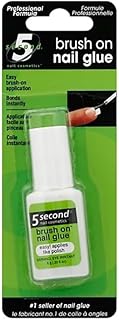 5 Second Brush-On Nail Glue (12 Pieces)
