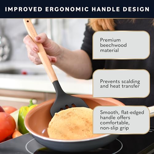 image for Home Hero 44 Pcs Silicone Kitchen Utensils Set, Non-Stick Silicone Coo