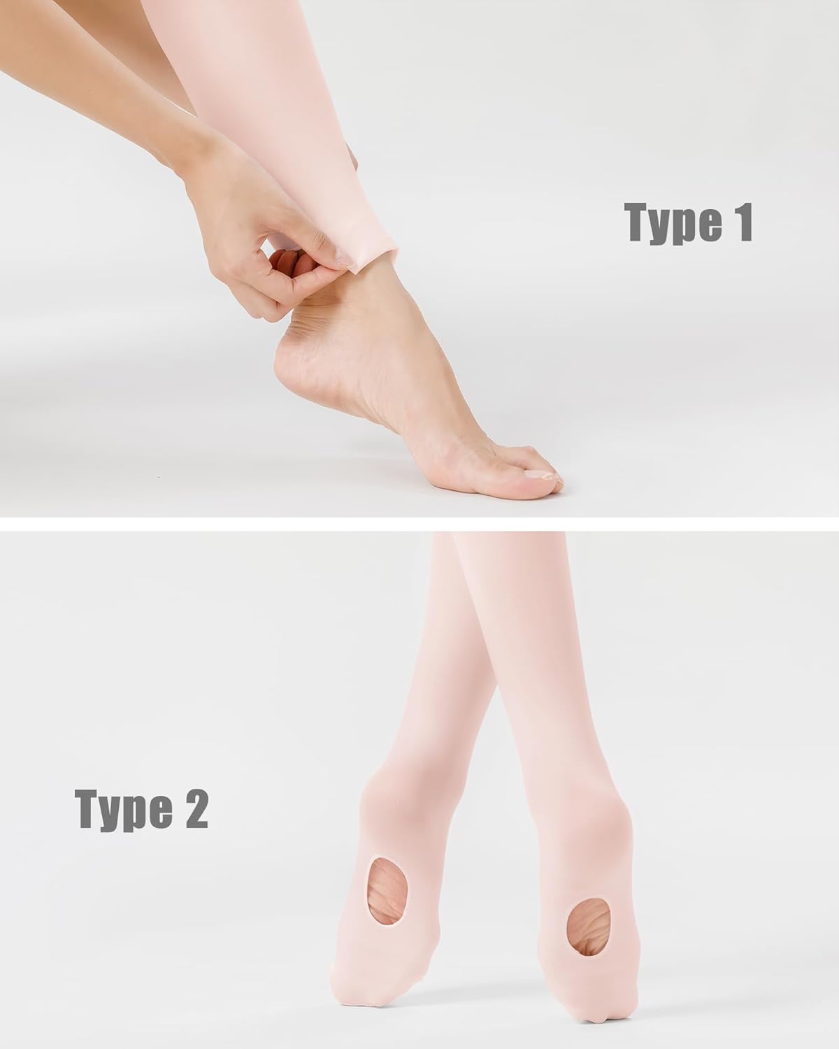 Stelle Women's Ballet Tights Convertible Dance Leggings Ultra Soft Pro Transition Tight - Image 3