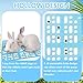 Hamiledyi 10Pieces Rabbit Feet Pad Hole Leak Water Design for Plastic Bunny Cage Mat Foot Resting Pad
