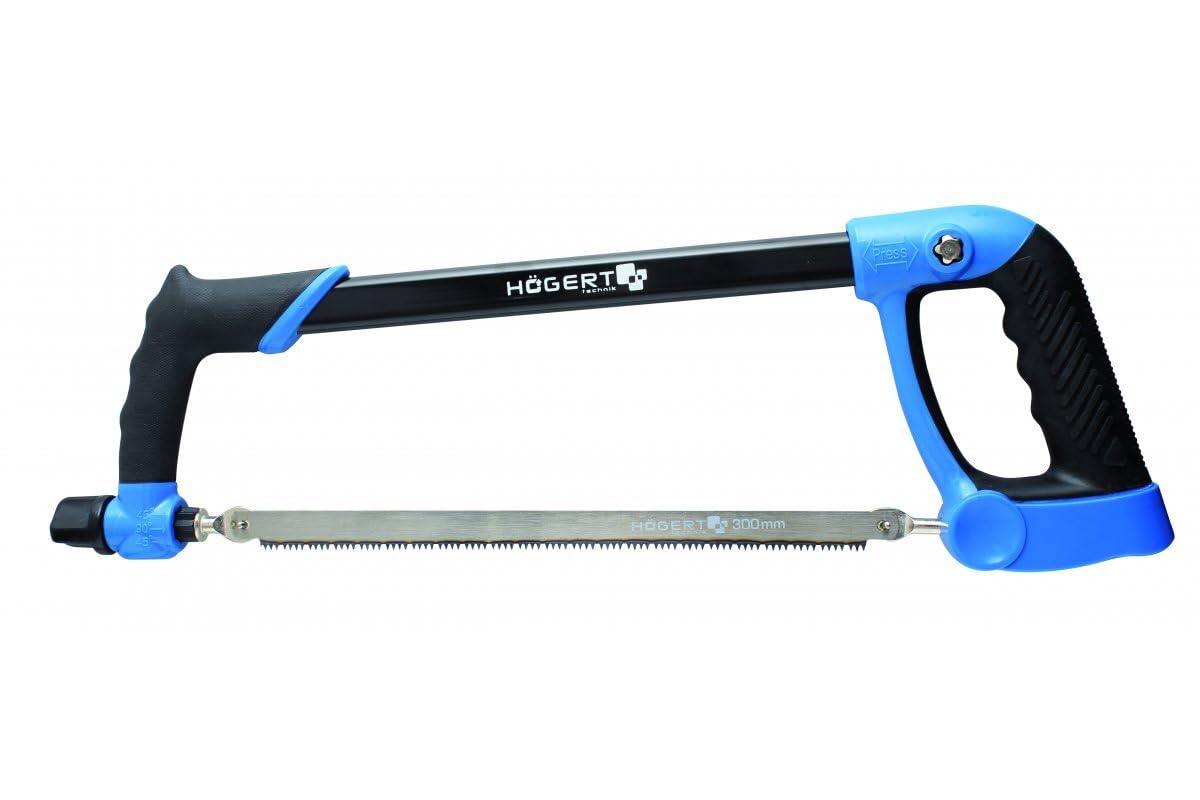 Högert 1 x sierra de arco de metal, incluye 3 hojas de sierra.