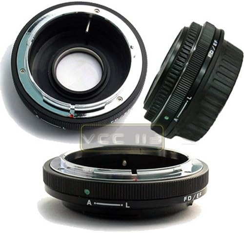 Bower Lens Adapter FD Manual Focus to Canon EOS Auto Focus Cameras (Only Works Manually)