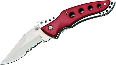 SZCO Supplies Red Fin II Folding Knife