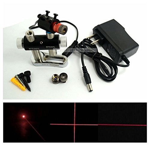 650Nm 660Nm Adjusted Red Laser Line Dot Cross Laser Diode Module 3V-5.5V 100Mw Laser Dot/Line/Cross Module Focusable 13Mmx42Mm With Us Power Adapter And Heatsink #TOP4