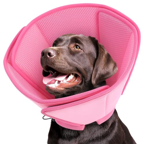 Image of Queenmore Soft Dog Cones for Large Dogs, Comfy Dog Cone for Dogs