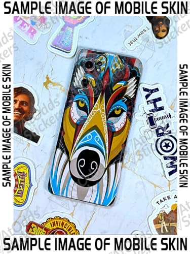 Image of AtOdds - Full Body Back Screen Guard Protector Film - Lamination Wrap Skin Sticker Compatible with Samsung Galaxy A10s | Scratchproof Matte Finish (Mighty Wolf)