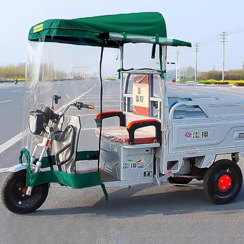Cubierta de lluvia para scooter de movilidad, toldo reflectante para almacenamiento al aire libre, protección duradera para triciclos eléctricos y triciclos para adultos