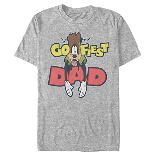 T-shirt Disney Goofiest Dad grande taille 3XL gris chiné pour homme