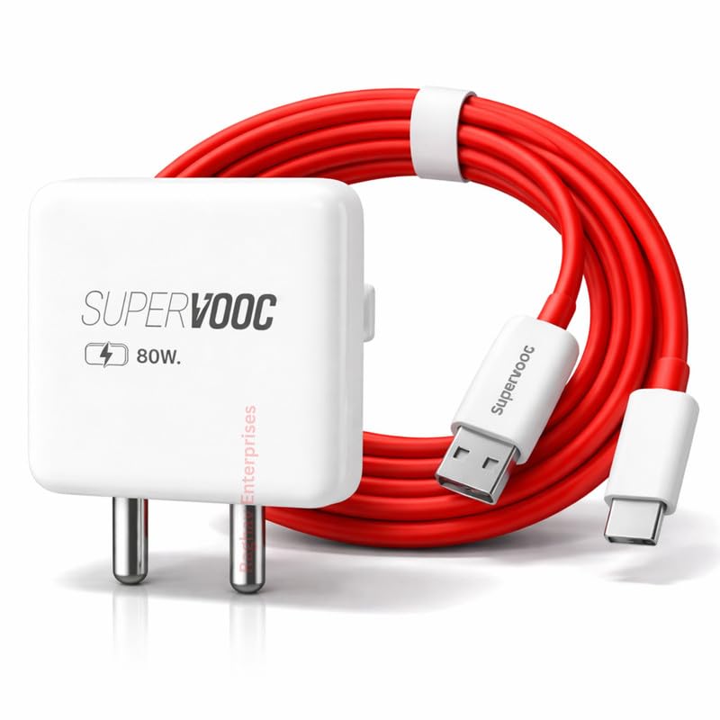 80w Super vooc Charger for iQOO Neo 7, Neo 7 Pro, 9 Pro, 9S Pro, Neo