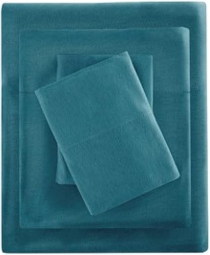 Intelligent Design ID20-1252 Sábanas suaves de punto de mezcla de algodón, resistentes a las arrugas, suaves con bolsillo profundo de 14 pulgadas