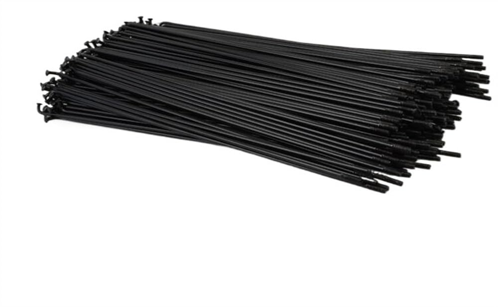 Elettrico Per Bicicletta 12G 45#Steel Raggi Calibro 2.5mm Lunghezza 117-256mm Raggi Acciaio con Dadi Corrispondenti Nipples