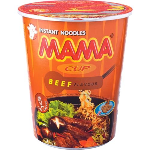 Mama Instant Cup Noodle with Beef Flavor 70 g - TMAMACUPB
