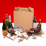 ONLY BOXES, Pudełko na wino, etui na 6 butelek wina, pudełko na Boże Narodzenie, kolor brązowy, 4 sztuki