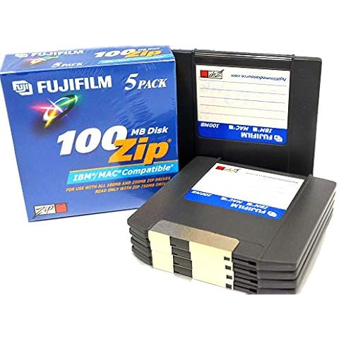 Fuji 100MB Zip Disk 5-Pack Cover