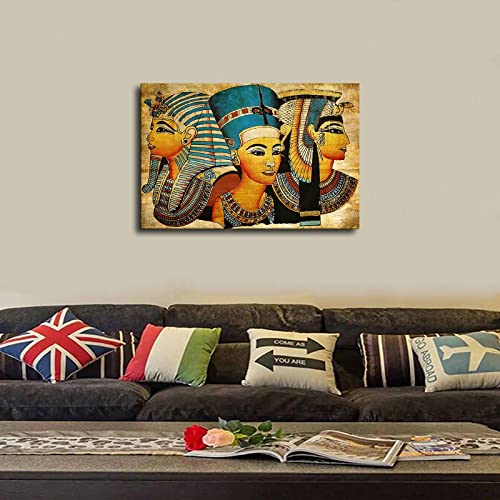 Old Egyptian Papyrus Oil Painting Modern Art Wall Poster Home Decor Canvas Painting Hd Picture Bedroom Living Room Decor Wall Art Frameless And Framed Hanging (24X36Inch-Framed) #TOP2