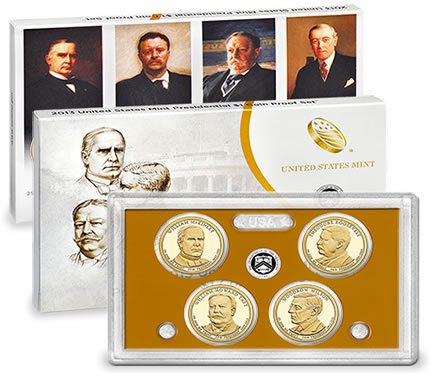 2013 S US MINT Presidential Dollar Proof Set Thumbnail
