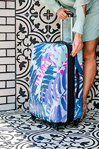 American Tourister Moonlight Hardside Expandable Luggage With Spinner Wheels, Palm Trees, Carry-On 21-Inch #TOP3
