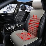 Big Hippo Car Seat Cushion, Breathable PU Leather Auto Seat Covers Protector for Car Seat, Office Chair and Home Use