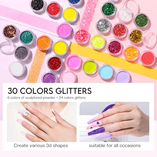 Morovan NO Acrylic Nail Kit With Everything: Starter Nail Kit Set Professional Acrylic thumb #3