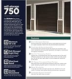 DuroDOORS Janus 10'x8' Self Storage 750 Series Wind Rated Steel Roll-Up Door