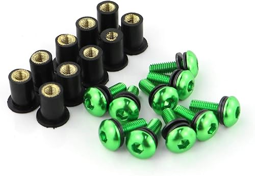 Miniatura 10 de Motorcycle Windshield Motorcycle Windscreen Iridium Windshield Screws Bolts Accessories Compatible with YZF R15 2017 2018 2019 YZF-R15 (Color