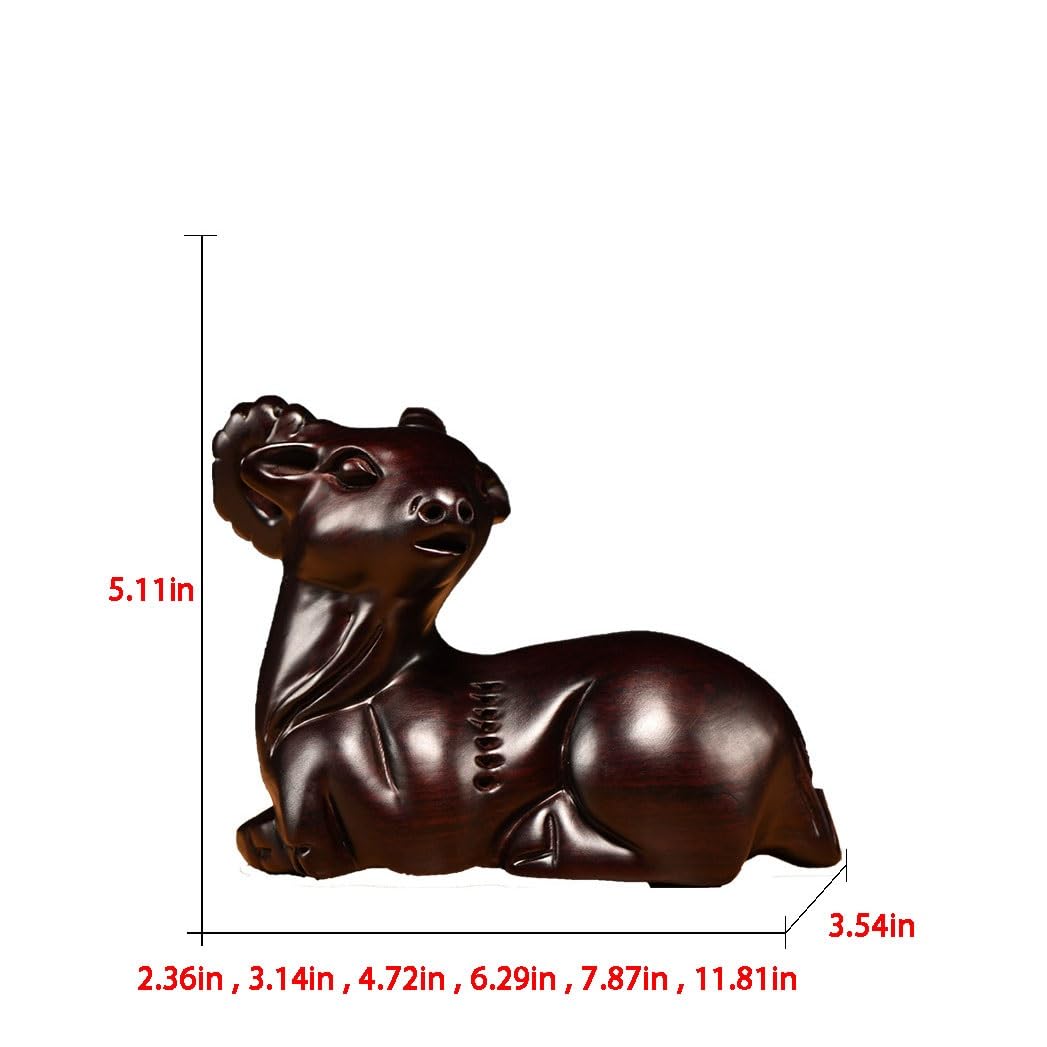 Amazon.co.jp: ホームデコレーション 木彫りの羊の飾り 木製の羊の工芸