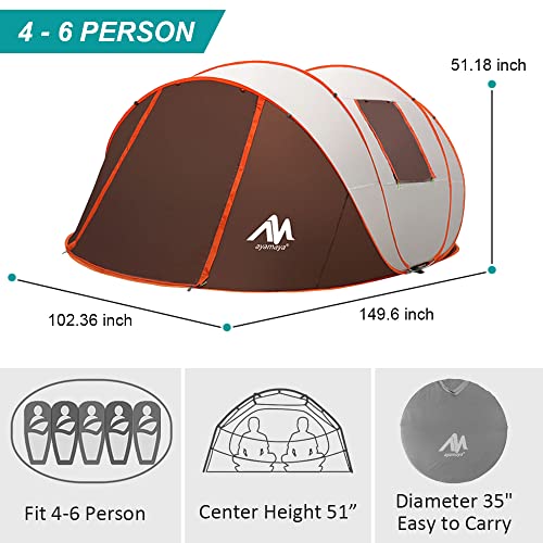 AYAMAYA Pop Up Tent 6 Person