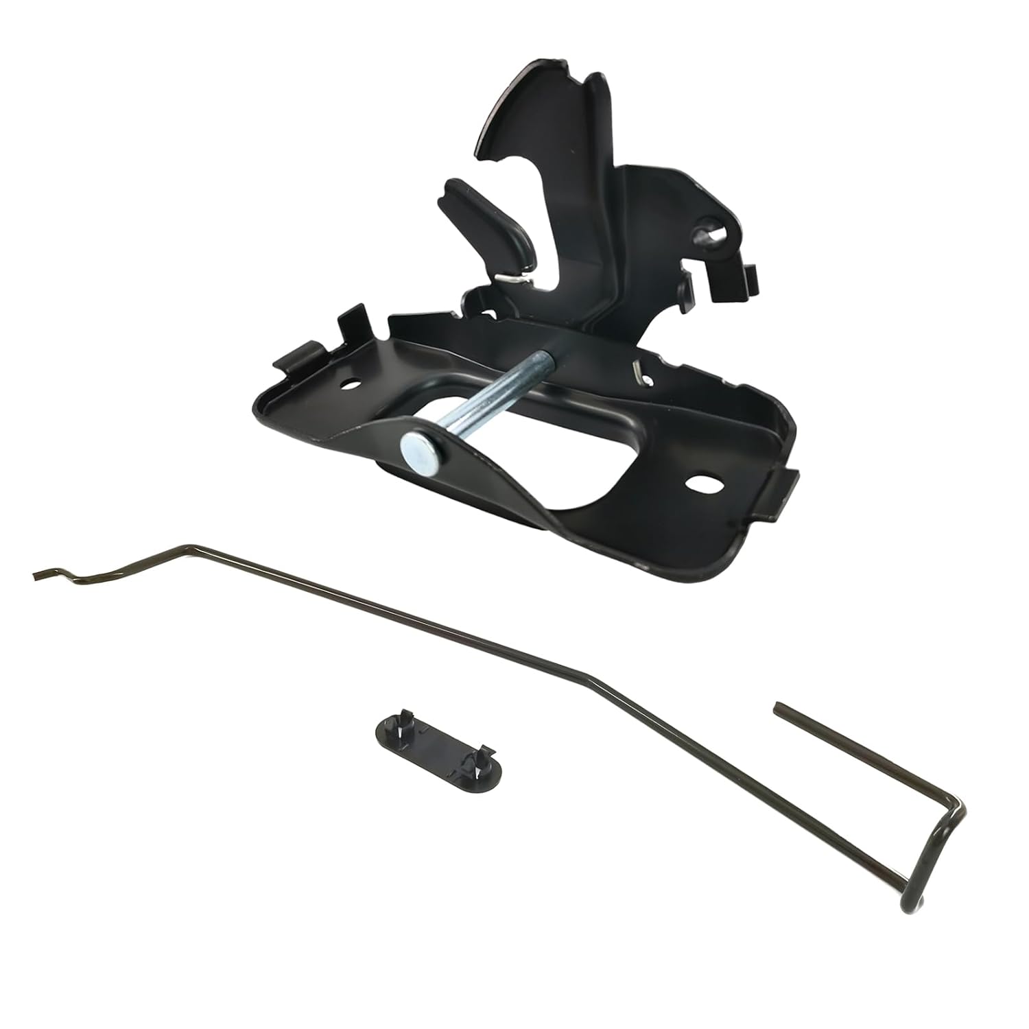 Hood Latch Catch Striker and Hood Safety Latch Rod & Retainer Clip Kit fit for 2002-2010 Dodge Ram 1500 2500 3500 #55275843AB 55275850AB 5143056AA