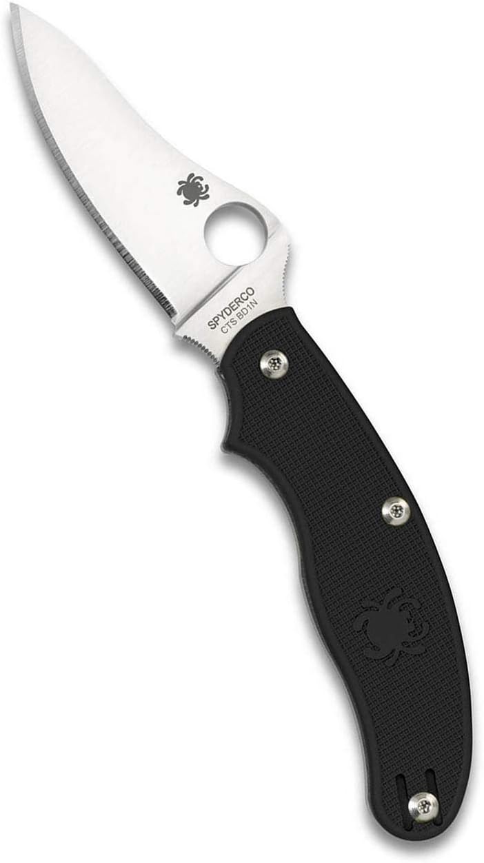 Spyderco Lightweight Drop-Point Plain Edge Knife