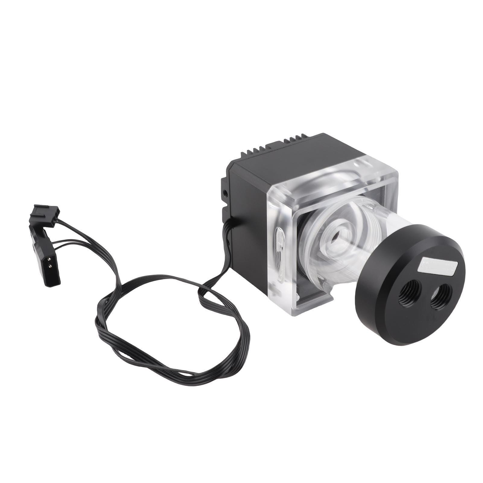 Generic Zbiornik Pompy PC Silne Chłodzenie Pompa Wodna 650L/H 3,5 Metra Głowica Pompy do Komputera Pompa Chłodząca wodą Konfiguracja Gier (12cm)