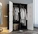 YTLJJ Armario portátil para Colgar la Ropa, Ropero Combinado, Armario Modular Cubos con Puerta para Ahorrar Espacio, Mueble Organizador Ropa, Zapatos, Accesorios, Juguetes (Contiene Pegatinas),C
