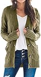 Dieser lässige Cardigan lässt sich perfekt mit Ihren Röhrenjeans zu einem schicken Ensemble kombinieren.