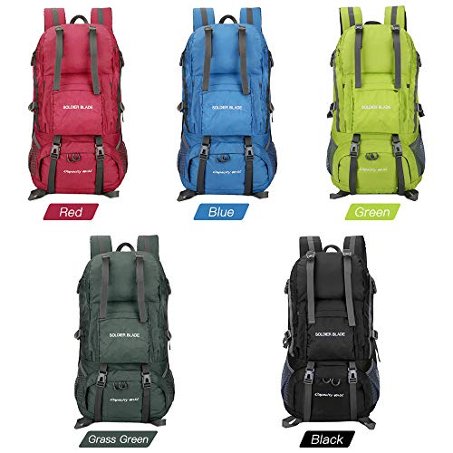 Honelife 50L Camping Caminhadas Mochila Pacote de montanhismo de grande capacidade Mochila de viagem