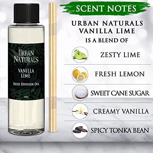 Difusor de varillas Vanilla Lime Urban Naturals 4 oz miniatura 5
