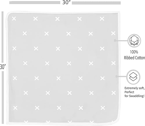 Miniatura 10 de Mantas de muselina  Mantas de muselina de algodón puro suave  Paquete de 4 mantas transpirables  Manta unisex para bebé  Mantas de muselina