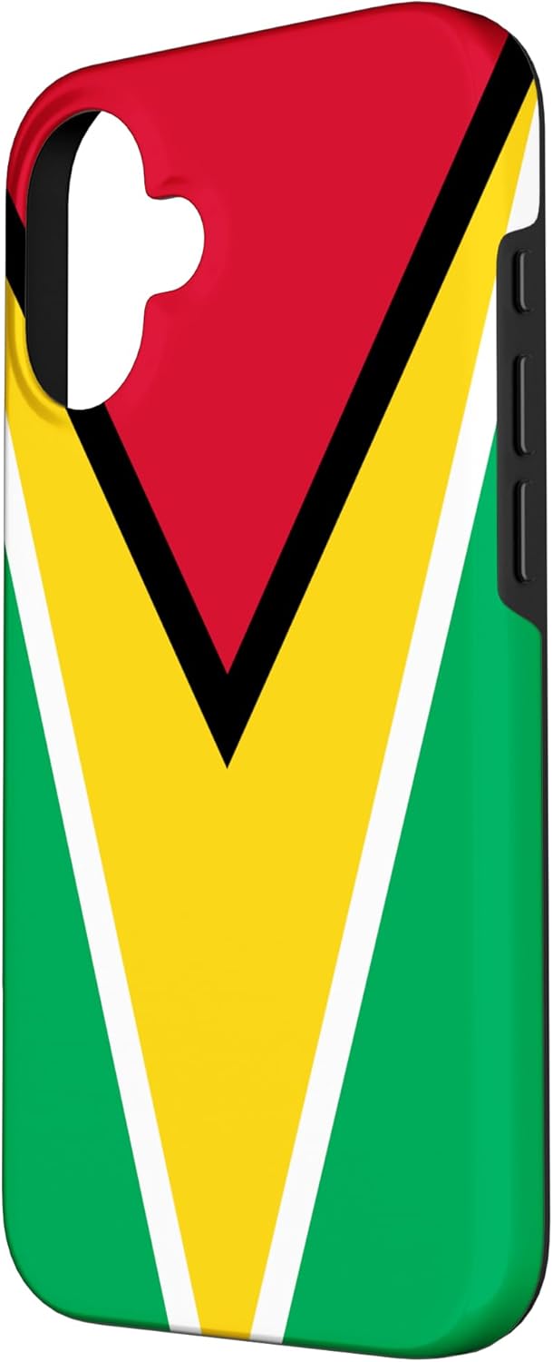 Guyana Patriotism Inspired Guyanese National Flag Design Case for iPhone 16