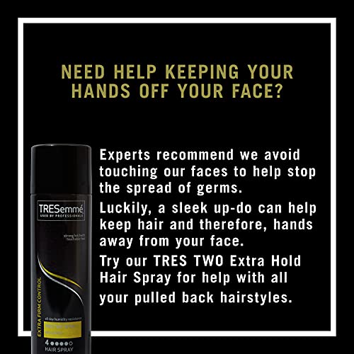 Tresemmé Tres Two Hair Spray For Maximum Hold That’s Never Sticky Or Stiff Extra Hold Humidity Resistant Hairspray That Sprays On Dry 11 Oz 6 Count #TOP5