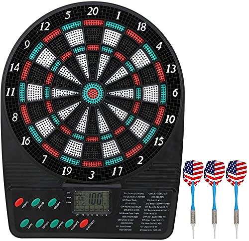 Juego de dardos electrónicos con marcador automático para diana y ocio en casa