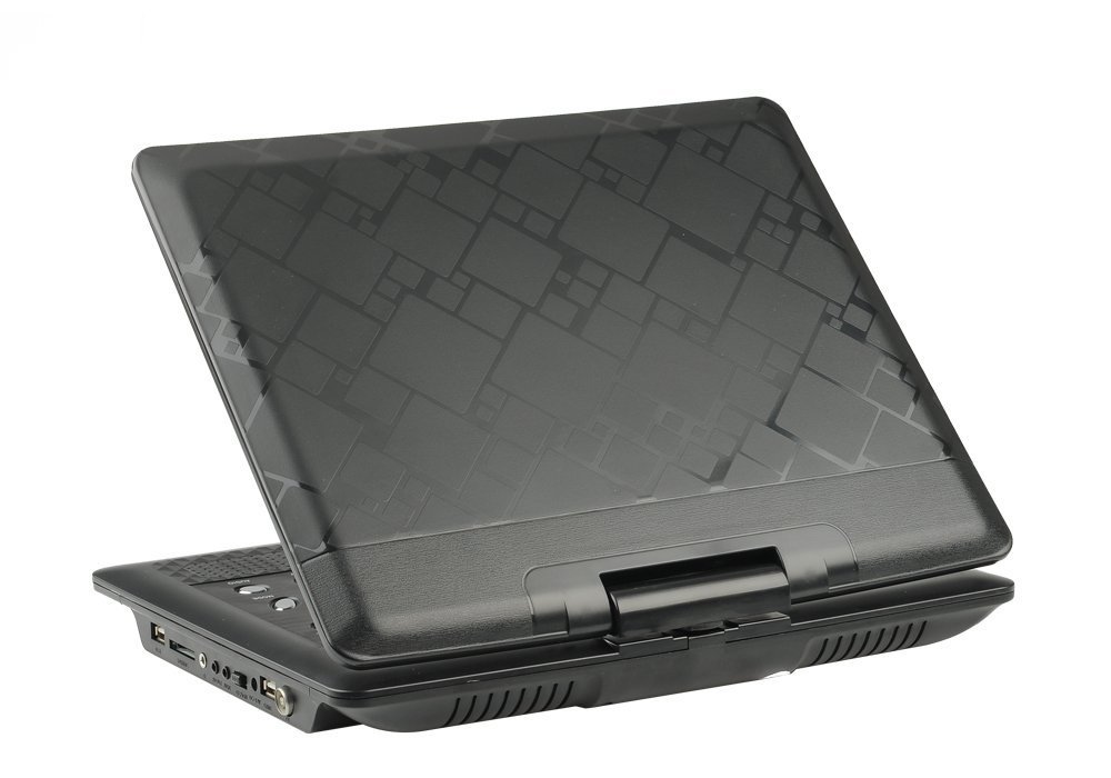 BW Lettore Dvd Portatile da 12,1 Pollici, Controller di Gioco, Telecomando, Caricatore da Auto, Schermo Girevole, Antenna