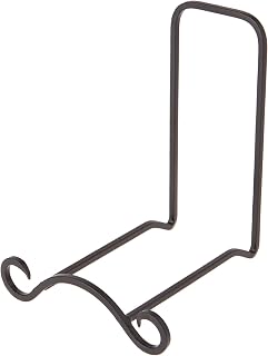 Bard's Wrought Iron Bowl or Deep Platter Stand, 7" H x 5.625" W x 6" D (For 9" - 11" Bowls or Deep Platters)