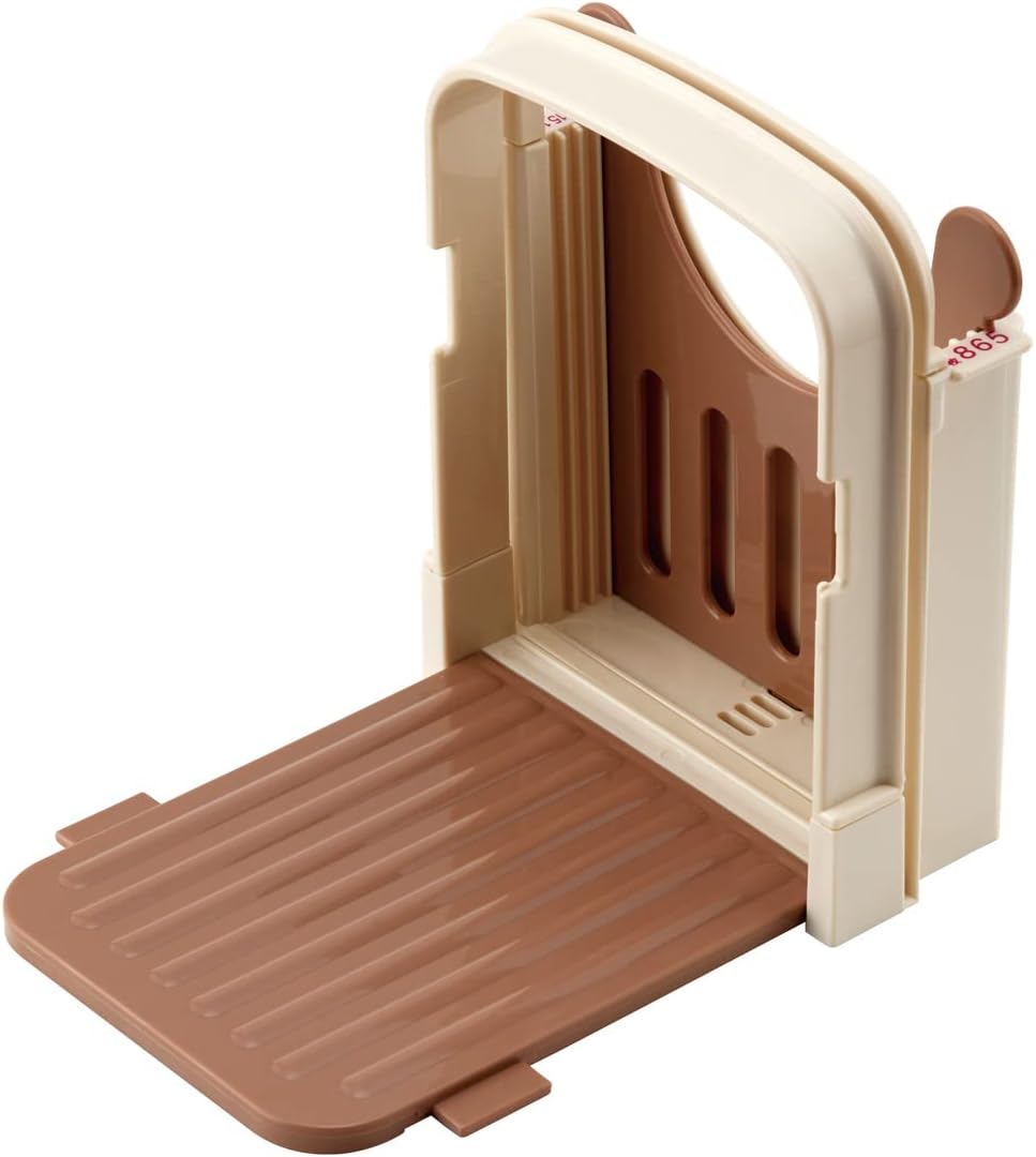 Skater SCG1-A Bread Cutting Guide, Lisa and Gaspard, Bread Slicer, Knife Guide, Made in Japan