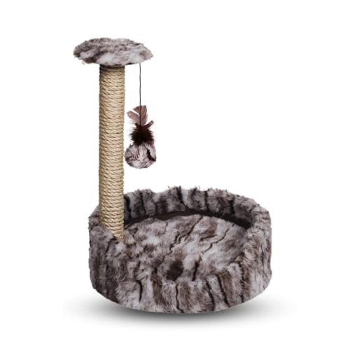 Arranhador Gato E Cama De Gato Com Brinquedo Para Gatos