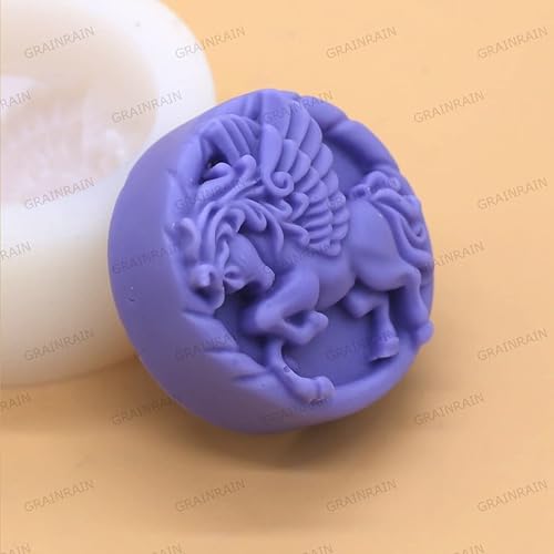 Miniatura 3 de Molde de jabón Molde de vela de silicona Molde de jabón Molde de silicona Molde de resina Molde redondo de jabón de uva (FBA8-11087)