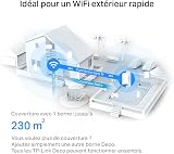 TP-Link Deco WiFi 6 Mesh AX3000Mbps Outdoor Routeur Deco X50-Outdoor, Couverture de 230㎡, Étanche IP65, Idéal pour Les scènes extérieures comme Le Jardin et la Piscine, Fonctionne avec Tous Les Deco - 3