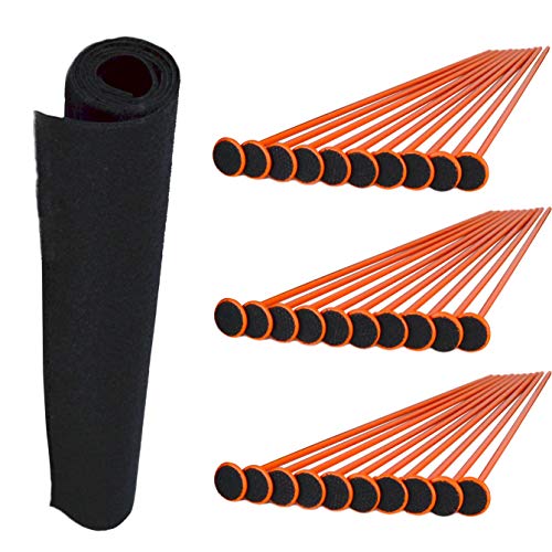 Gun Storage Solutions Rifle Rods Starter Kit with Shelf Liner Gun Organizer…