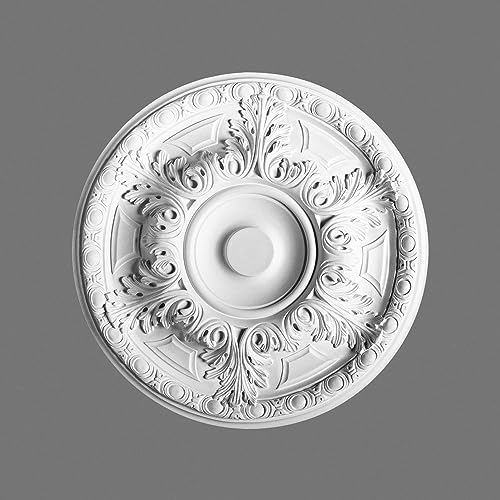 Image of Orac Decor | High Density Polyurethane Ceiling Medallion | Primed White | 19-1 /4in Dia